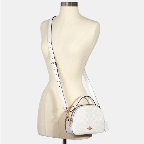 COACH Satchel In Signature Canvas - Picture 5 of 10